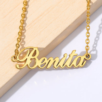 Personalized Simple Name Necklace