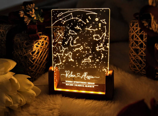 Personalized Sqare Love Lamp